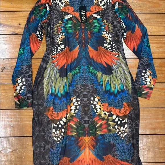 (807) +NWT AFRM DRESS - Picture 4 of 9